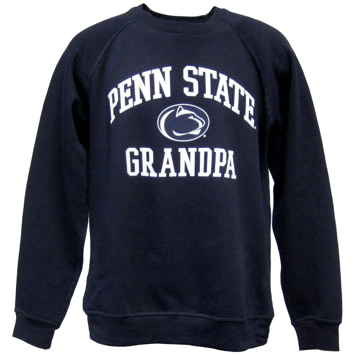 navy crew neck sweatshirt with Penn State Grandpa and Athletic Logoirt